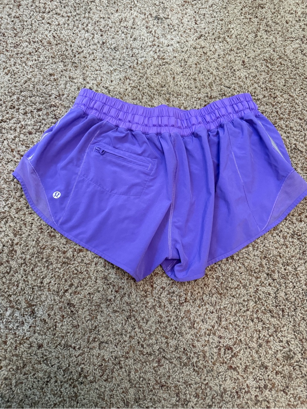 lululemon athletica Purple Hotty Hot Athletic Running Shorts